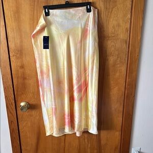 Apt. 9 Women's Yellow and Pink  Skirt